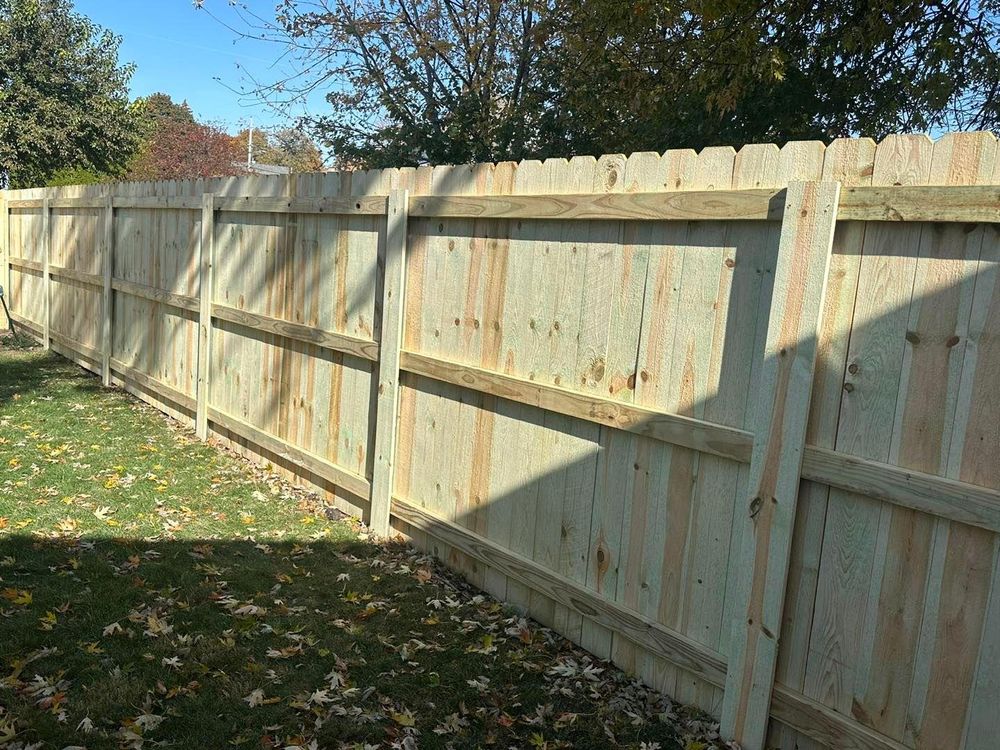 Fence Installation for Illinois Fence & outdoor co. in Kewanee, Illinois