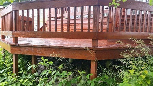 Deck Staining for Mike's Custom Painting in Kissee Mills, MO