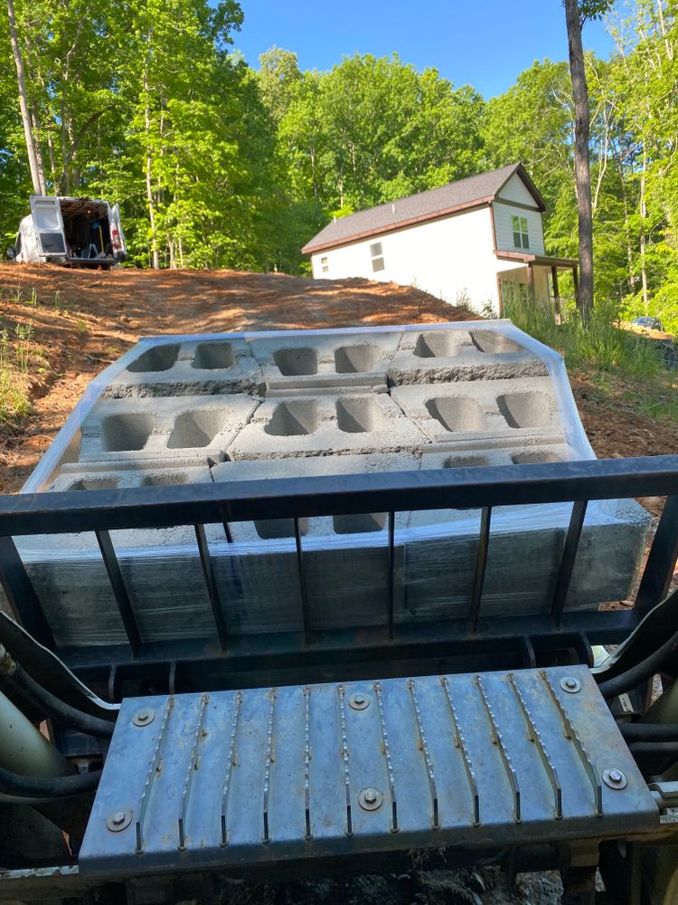 Retaining walls for Georgia Pro Scapes in Cumming, Georgia