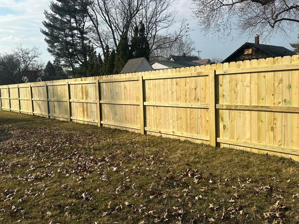 Fence Installation for Illinois Fence & outdoor co. in Kewanee, Illinois