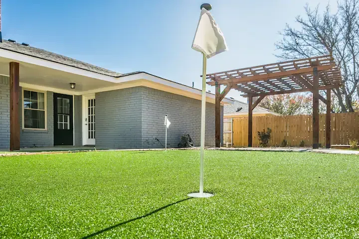 Enhance your poolside experience with our premium artificial turf, offering a lush, low-maintenance solution that's durable and pet-friendly. Transform your backyard into an inviting oasis perfect for relaxation and play. for Cole Landscaping & Pools, LLC in Amarillo, TX