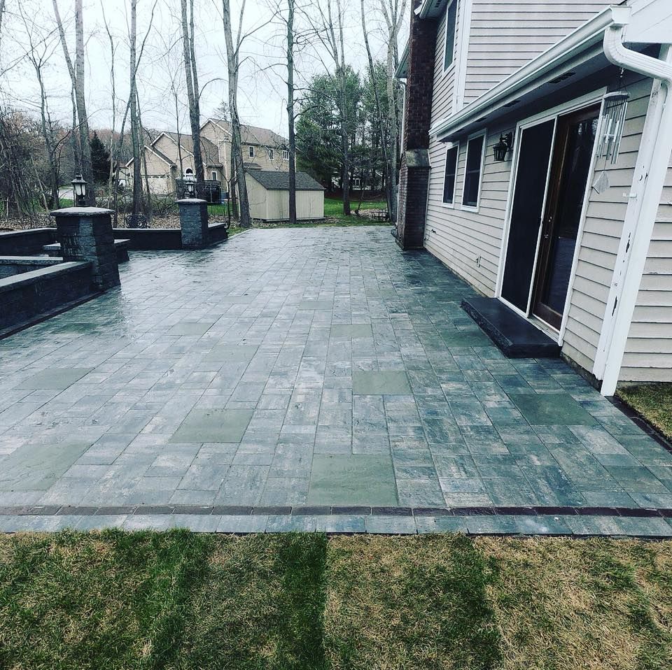 Transform your outdoor space with custom patios and pavers designed for beauty, durability, and function. We create inviting areas for relaxing, entertaining, and enhancing your home’s value year-round. for  DeLorenzo Landscaping in Schenectady, NY