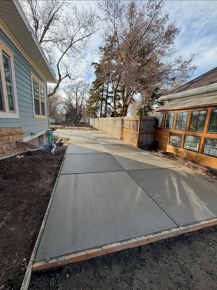 Our concrete driveway installation service creates durable, attractive driveways designed for lasting performance, improving curb appeal, handling daily traffic, and adding reliable value to your home with expert craftsmanship. for MSN Concrete Construction LLC in Ogden, UT