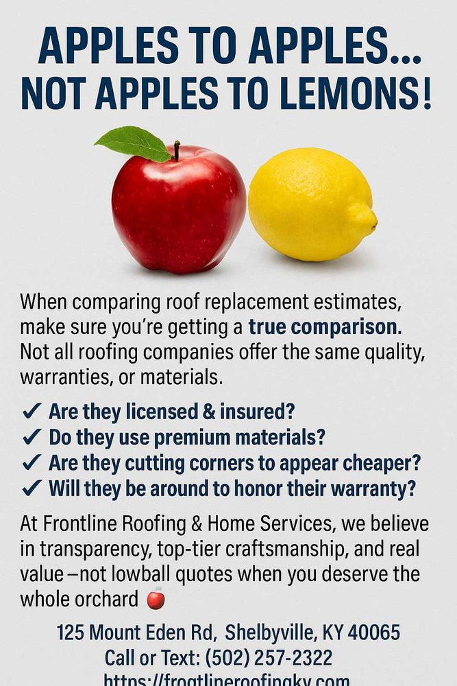 Other Services for Frontline Roofing & Home Services in Shelbyville, KY