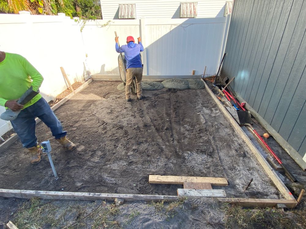 Concrete for Nunez Concrete & Landscape LLC in Tampa Heights, FL