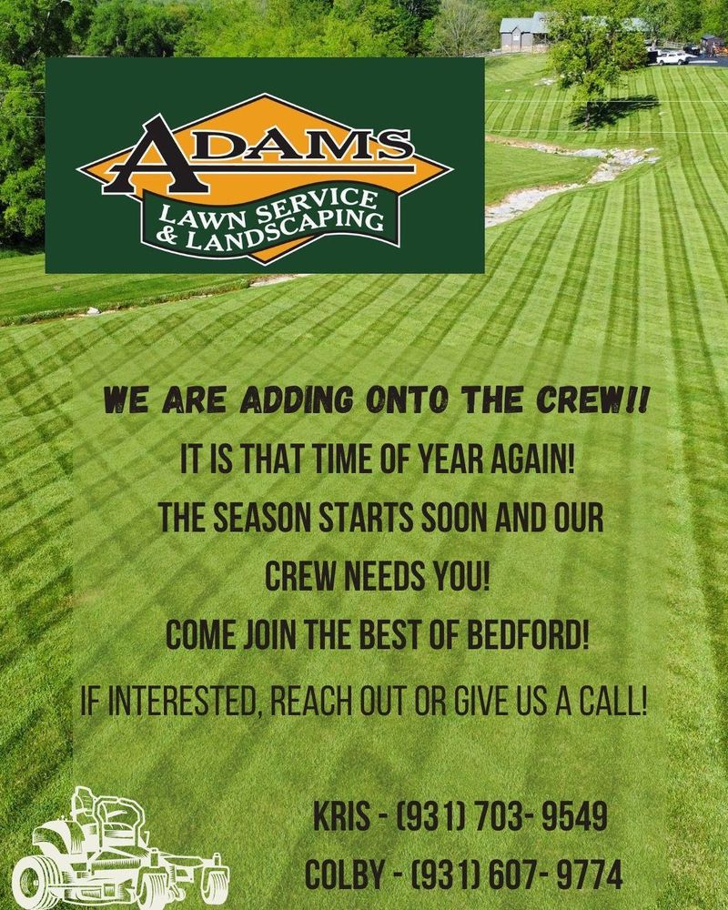 All Photos for Adams Lawn Service & Landscaping, Inc. in Shelbyville, TN