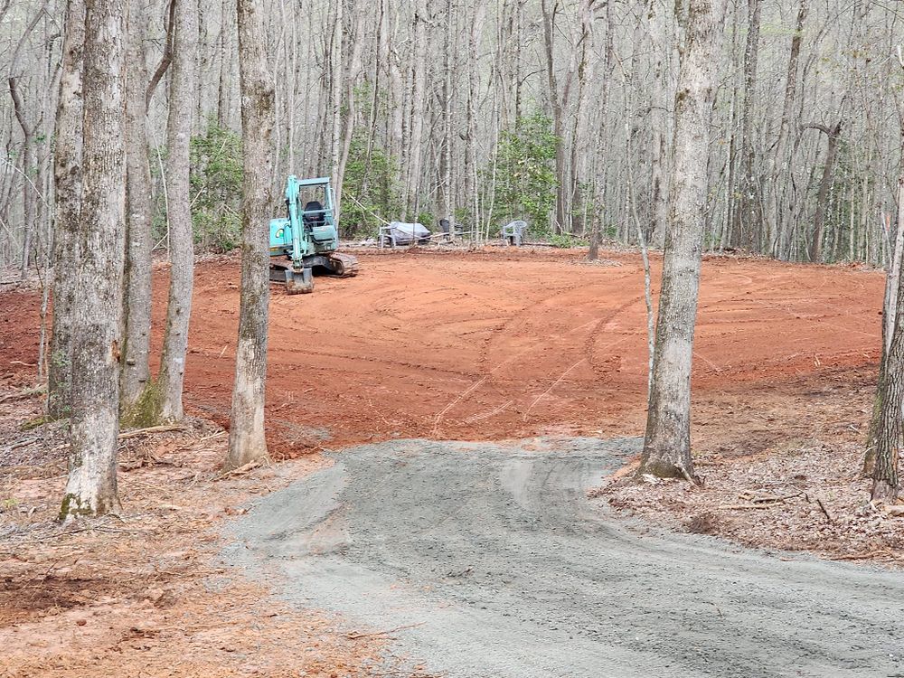 Land Clearing for Parker's Grading Services in Cleveland, GA