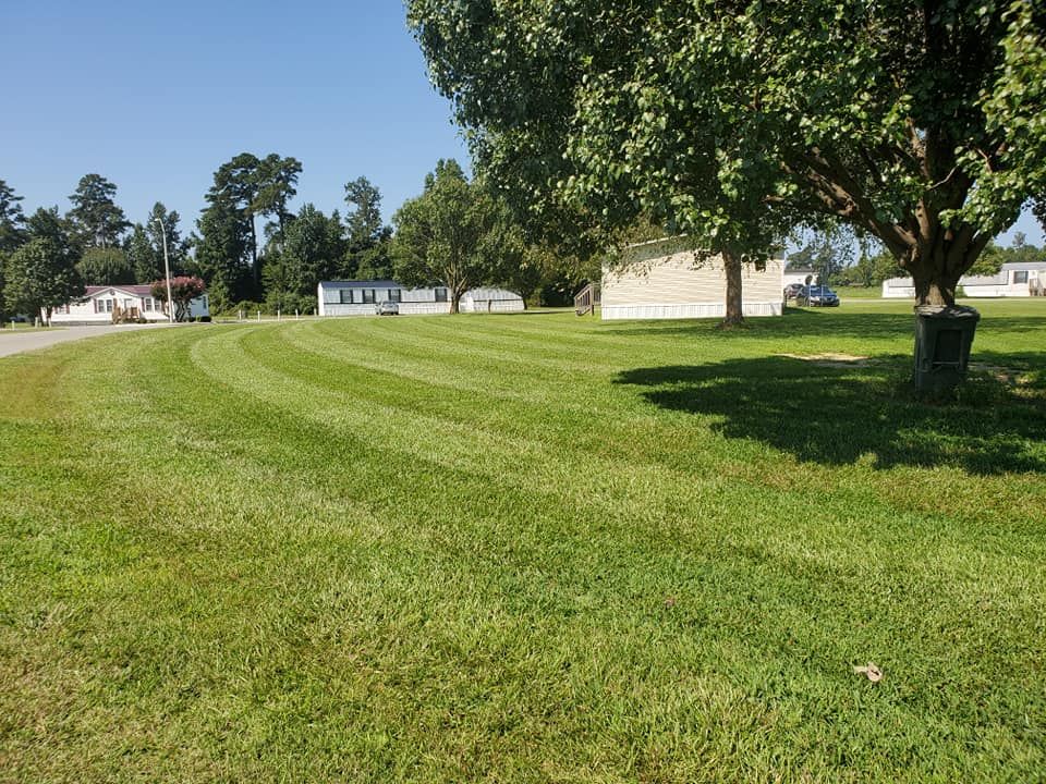 Our Fall Clean Up service prepares your yard for winter by removing leaves, debris, and trimming plants, ensuring a neat landscape and healthy start for the spring season. for Conley's Lawn Care in Goldsboro, NC
