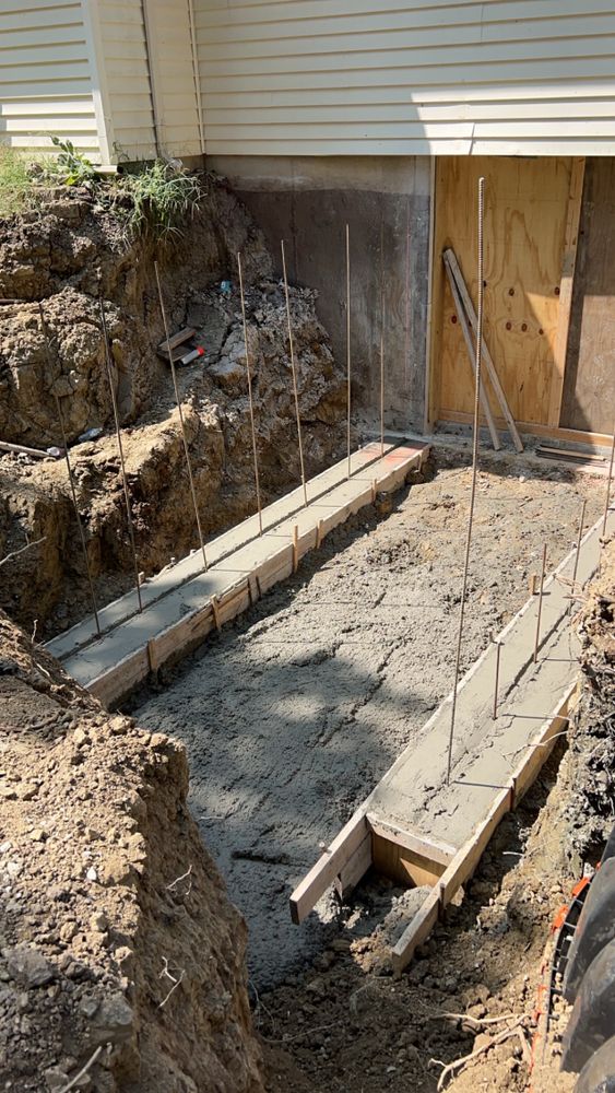 Steps for Travis Hill Concrete & Construction in Topeka, KS