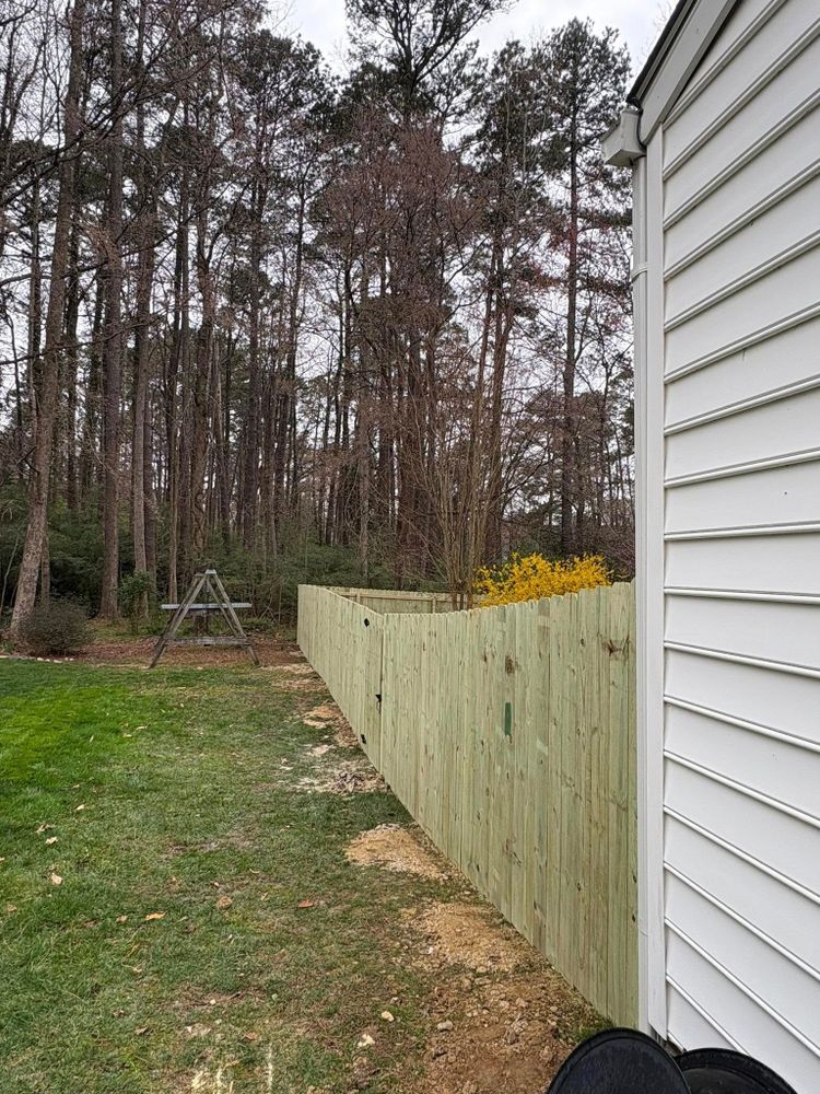 Enhance your home's security and aesthetic with our professional fence installation service. Our expert team ensures precision and durability using high-quality materials tailored to your specific needs for optimal satisfaction. for TG Fencing LLC in Farmville, NC