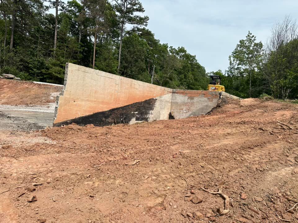 Excavating for Brannon's Construction in Riceville,,  TN