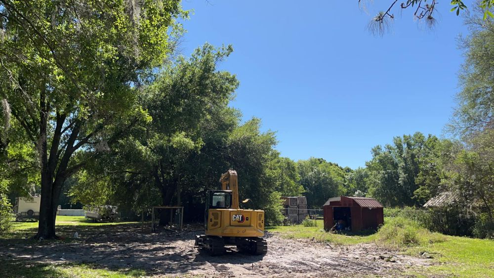 Our Residential & Commercial Excavation service efficiently handles site preparation, grading, and trenching projects with precision and care, ensuring a solid foundation for your construction needs while prioritizing safety and professionalism. for Chaney’s Environmental Services in Haines City, FL