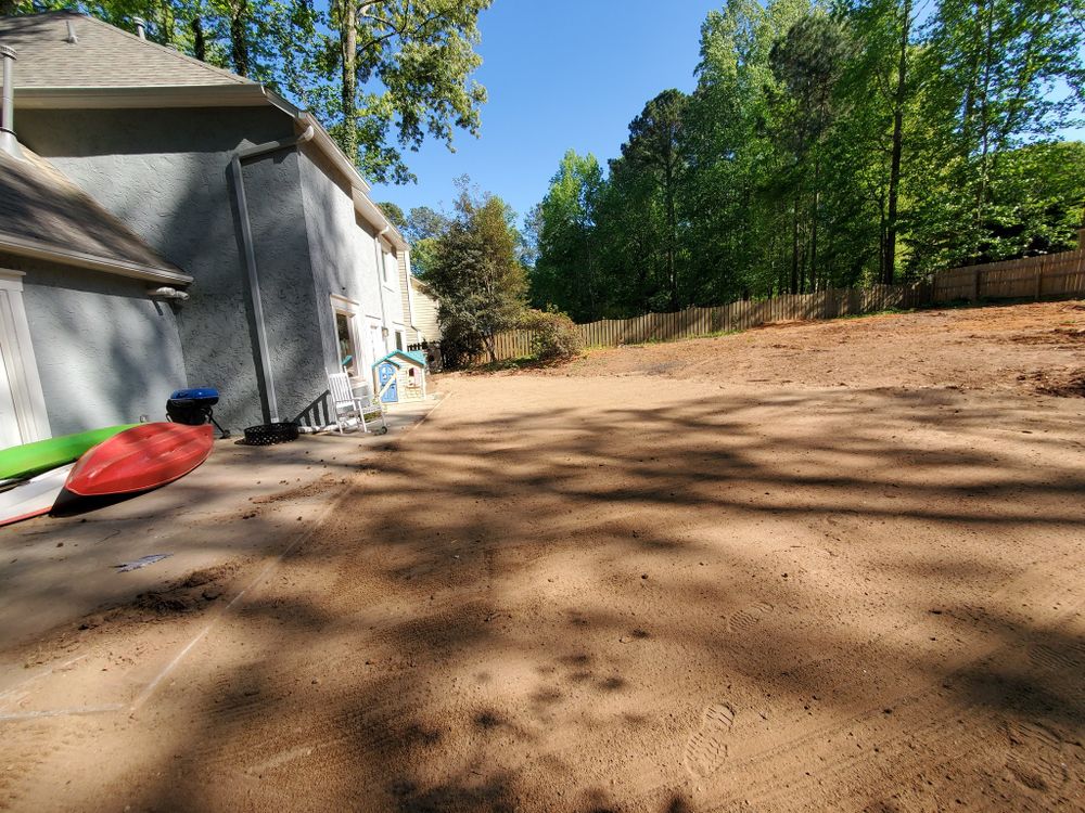 Grading / Land Clearing for Zambrana Landscaping in Cobb County, GA