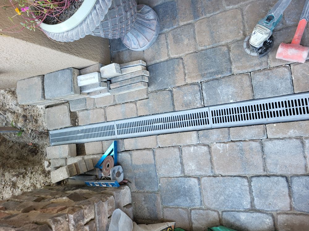 CHANNEL DRAINS for Sam's French Drains and Landscape in Orlando, Florida