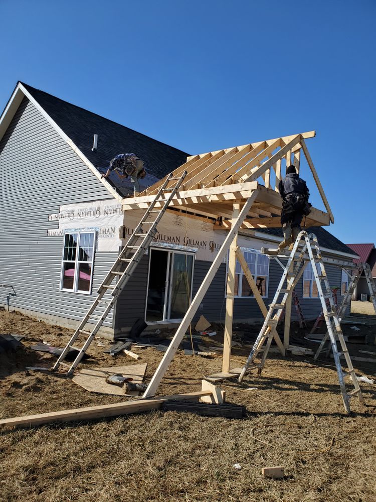 Under construction for John Colvin's Home Improvement in Modoc,  IN