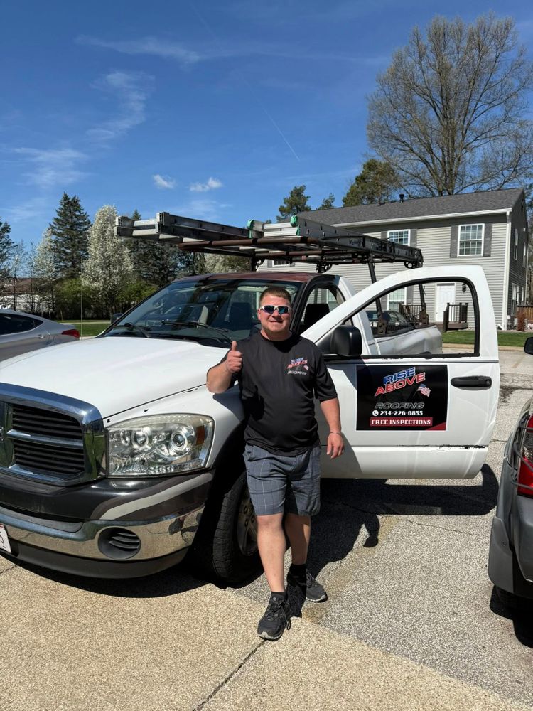 Rise Above Roofing team in Stow, OH - people or person