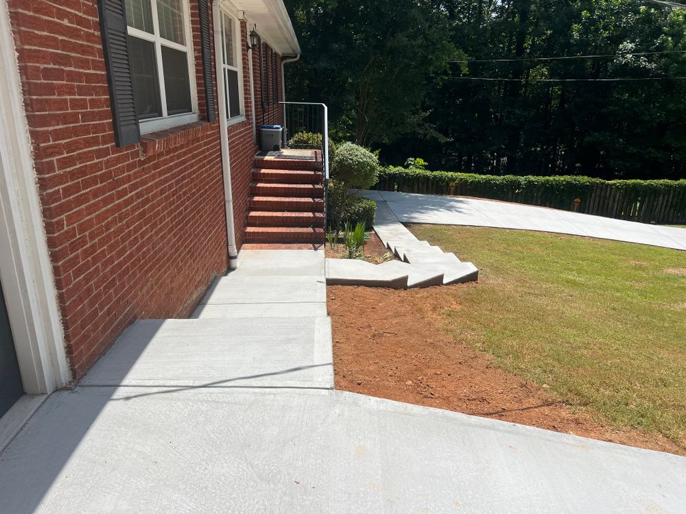 Our stair design and installation service transforms your space with durable, custom concrete stairs that blend functionality and style, enhancing both the aesthetic appeal and safety of your home. for Arsa Contracting LLC in Dallas, GA
