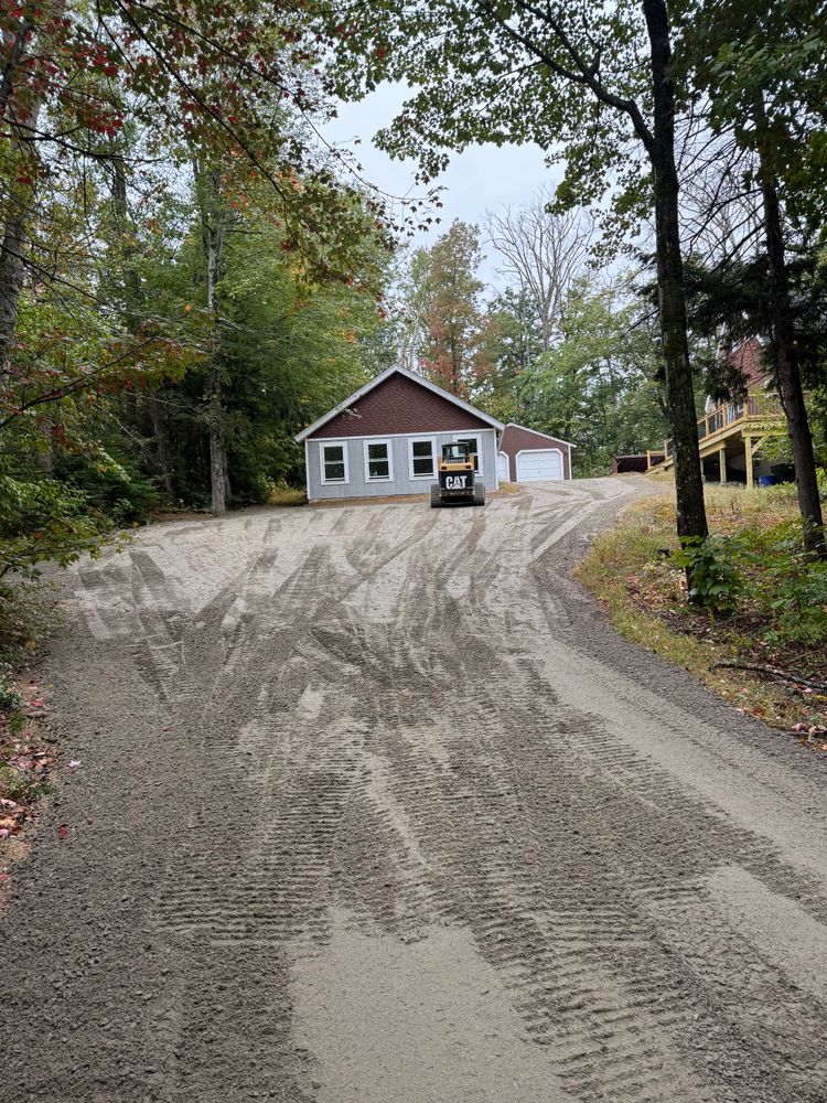 Driveway Grading/Install for AFH Earthworks in Madison, NH