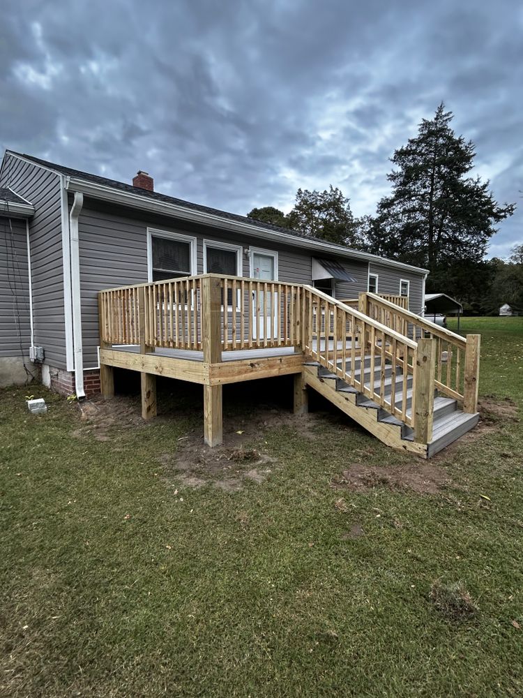 Deck Installs for Crown Roofing & Remodeling in Wake Forest, NC