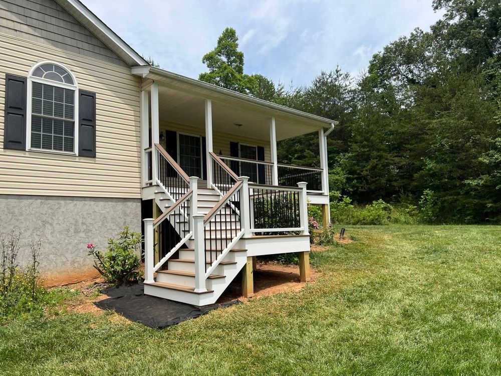 Exterior Renovations for Redwood Construction in Asheville, NC