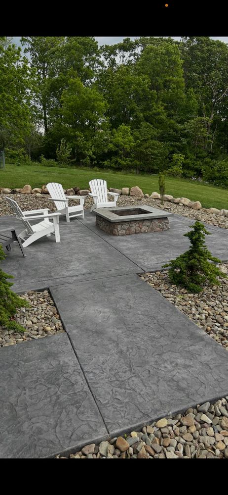 Enhance your outdoor living space with our expert Patio Design & Installation services. We craft durable and beautiful concrete patios tailored to fit your style and elevate your home's exterior appeal. for Ben’s Concrete Services in Port Matilda, PA