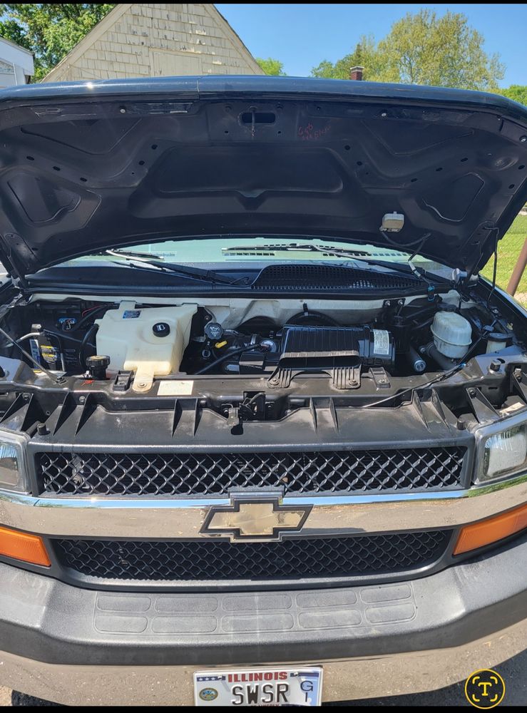 Before and After Engine Cleaning  for Luxury Auto Detail in Peoria, IL