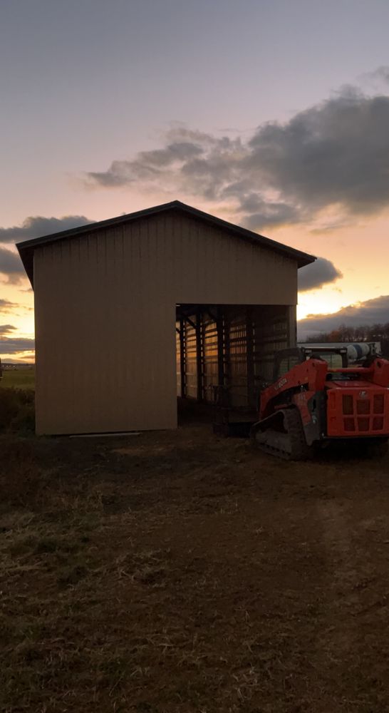 Pole Barn for LB Fencing & Services in Archdale, NC