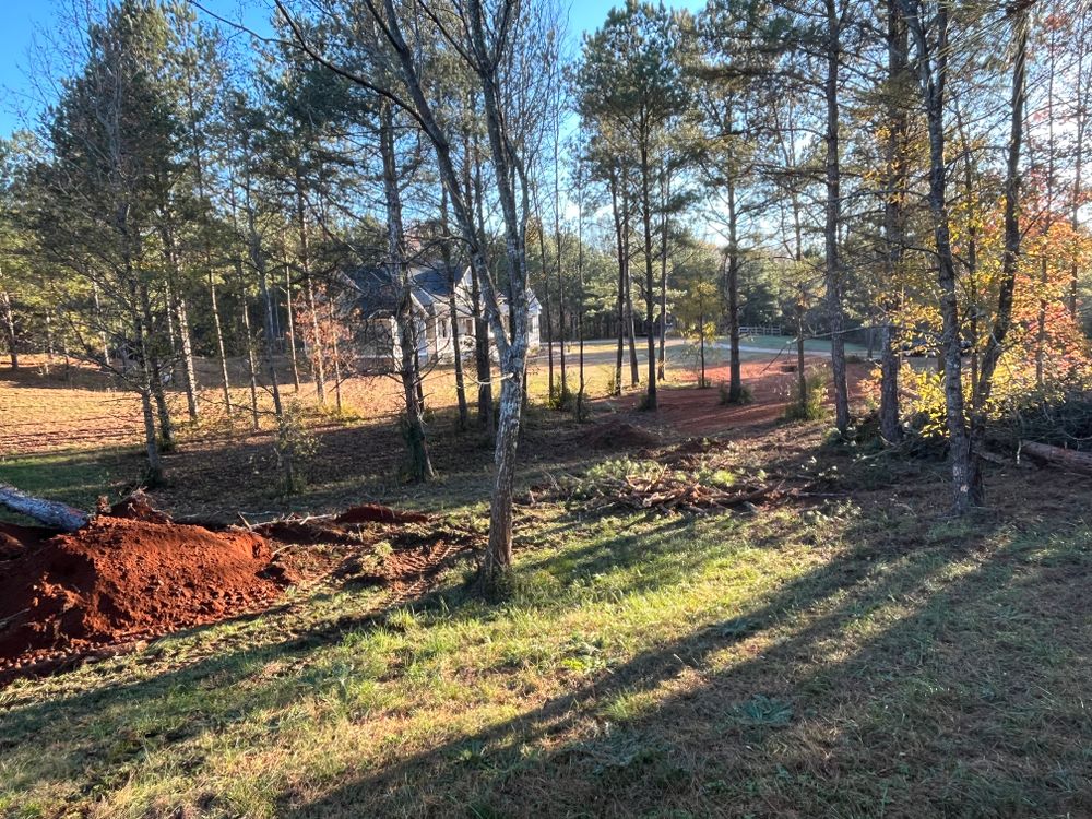 Residential Site Preparation and Grading for Beauchamp Construction in Athens, GA
