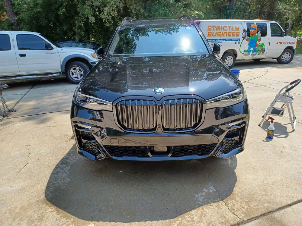 Our Full Detail Service is the perfect choice for a homeowner looking to have their car completely detailed from top to bottom. We will scrub the inside and outside of your vehicle, clean all the upholstery and carpets, and polish the exterior until it shines. for RH Strictly Business Auto Detailing and Pressure Washing in Warner Robins, GA