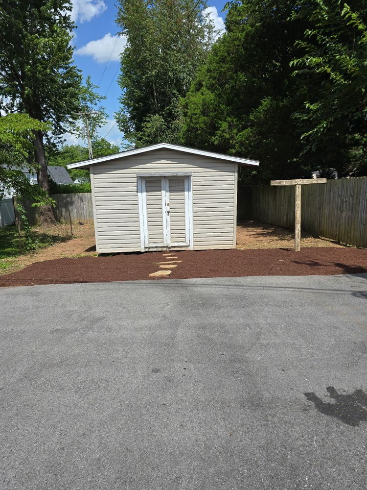 Before and after  for Optimum Tree Service And Landscaping in Bowling Green, KY