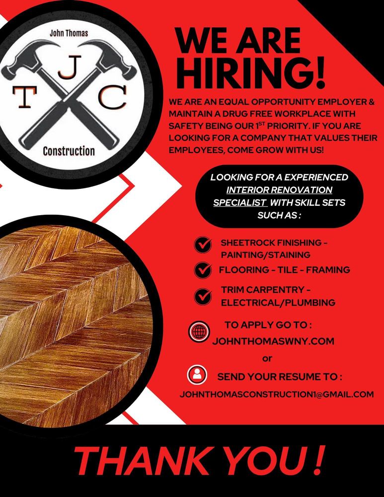 Kitchen Renovation for John Thomas Construction LLC in Niagara, NY