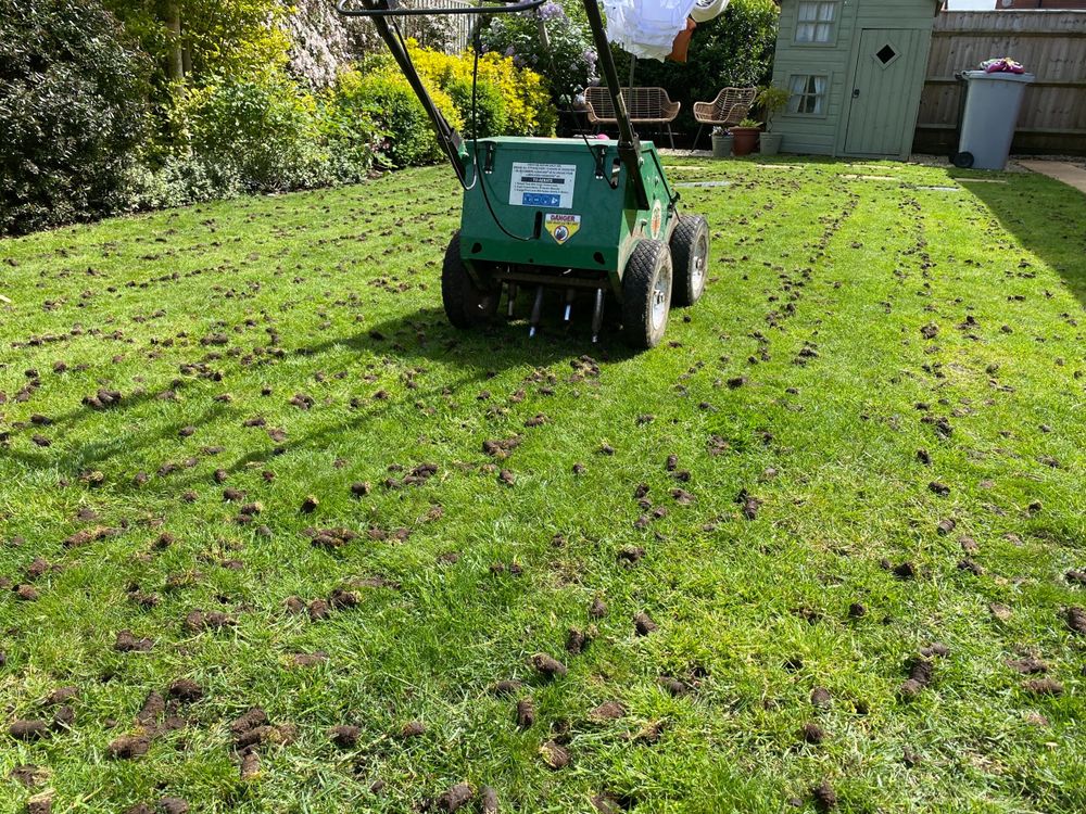 Enhance your lawn's health and appearance with our expert aeration service, promoting better air, water, and nutrient circulation to invigorate grass growth and strengthen root systems for a lush, vibrant yard. for DR Landscape in San Antonio, TX