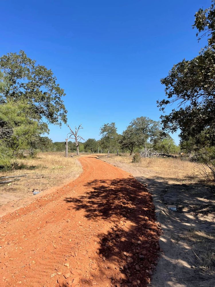 Excavating for RH Property Enhancement in Moulton, TX