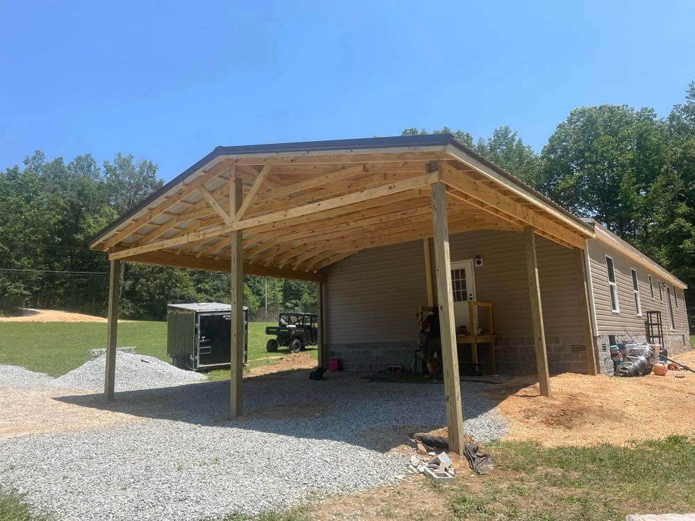 Exterior Renovations for Trace Lawson Construction in Hohenwald, TN