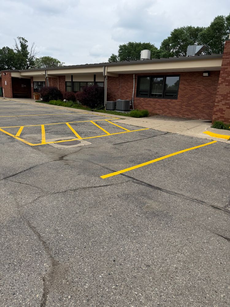 All Photos for Midwest Line Striping LLC in Spirit Lake, IA