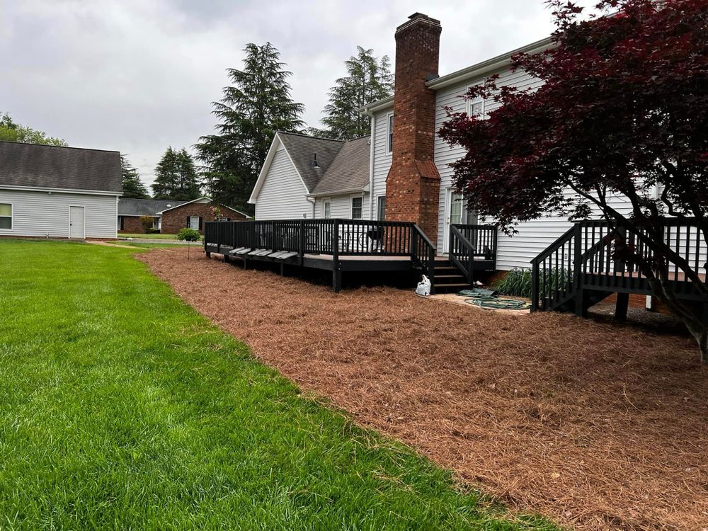 Our Fall and Spring Clean Up service offers homeowners a hassle-free solution to maintain their property, removing leaves, branches, and debris so that your yard looks fresh all year round. for Arbor Eden Creations in Winston-Salem, NC