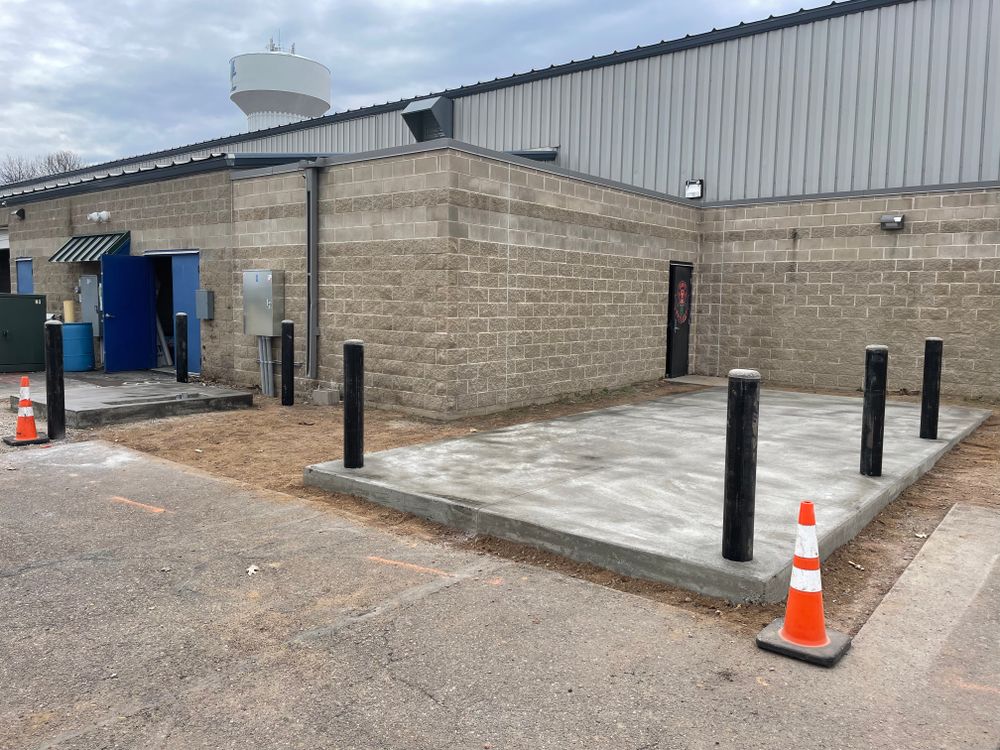 Exterior Flat Work for STAMPEDE Vertical Concrete in Isanti, Minnesota