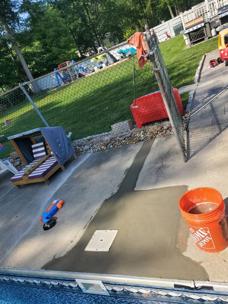Our Concrete Repair service expertly restores the appearance and integrity of your home's concrete surfaces, ensuring safety and durability while enhancing curb appeal with high-quality craftsmanship tailored to each unique project. for James T. Coughlan Restoration in Brockton, MA