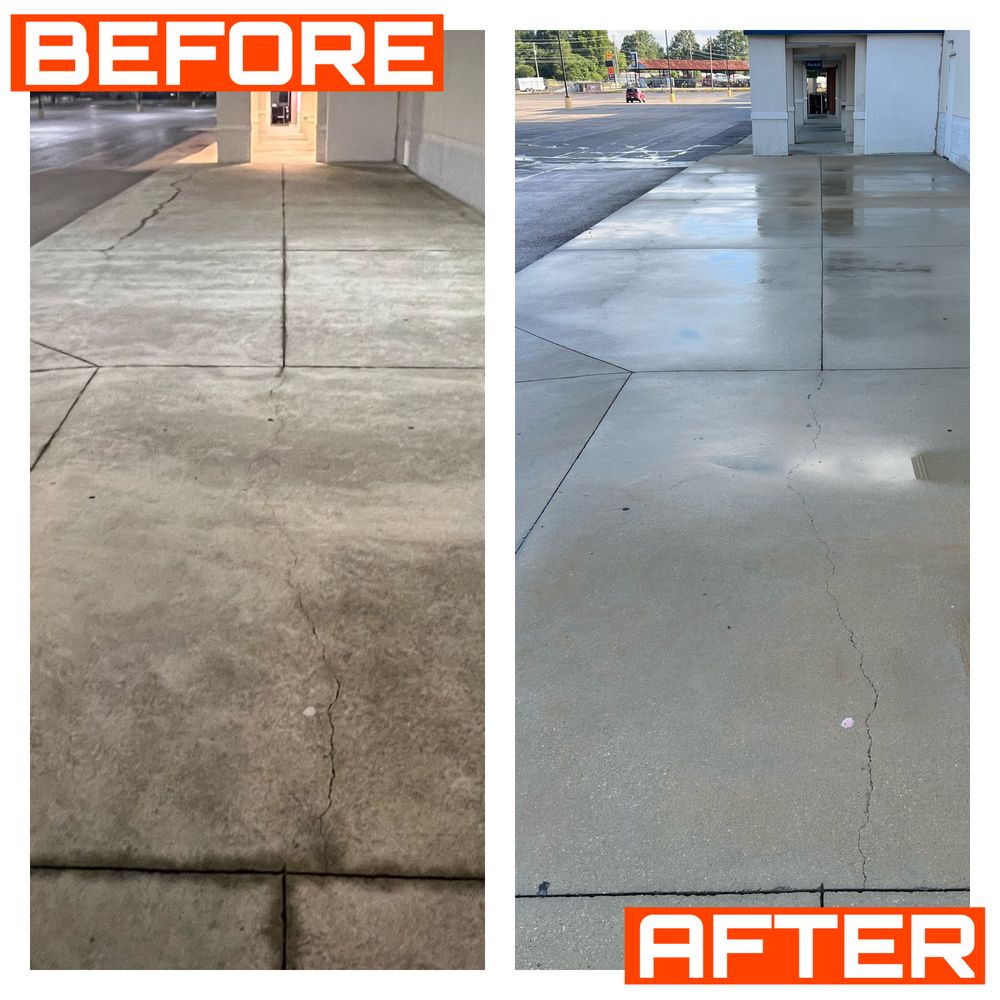 Concrete Cleaning for FunderFlow Commercial and Residential Pressure Washing Inc in Tupelo, MS