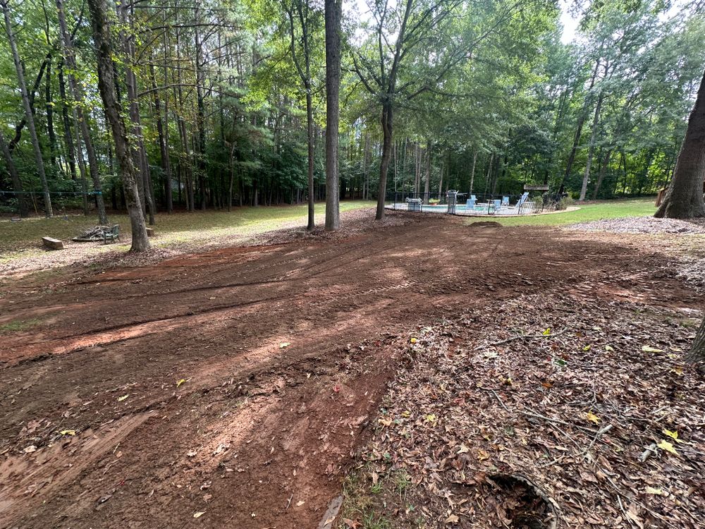 Grading for Dirt Pro Land Solutions in Fayetteville, GA