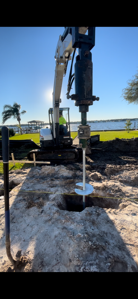 Our Helical Pilings service offers a strong and reliable foundation for your sea wall, ensuring stability and durability against harsh coastal elements. Protect your property with our expert installation solutions. for Lad’s Coastal Construction in Flagler Beach, FL