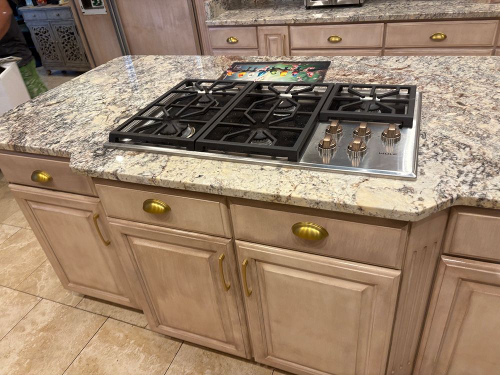 Cabinet refinishing for NXT Generation Painting in Cookeville, TN