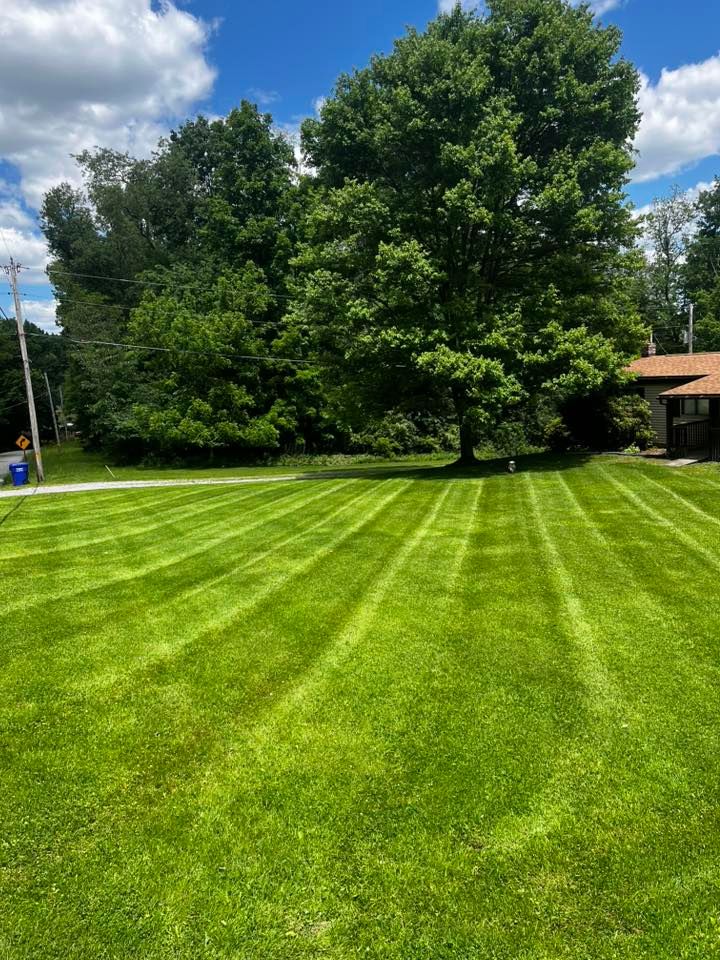 Our Lawn Aeration service enhances grass health by perforating soil with small holes, improving air, water, and nutrient circulation. This promotes vigorous root growth and results in a lush, resilient lawn. for Duff’s Lawncare in Prospect, PA