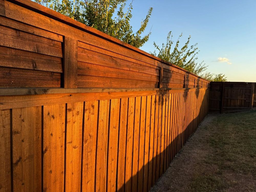 Wood Fencing Installation for B1D Fencing & Outdoors in Fort Worth, TX