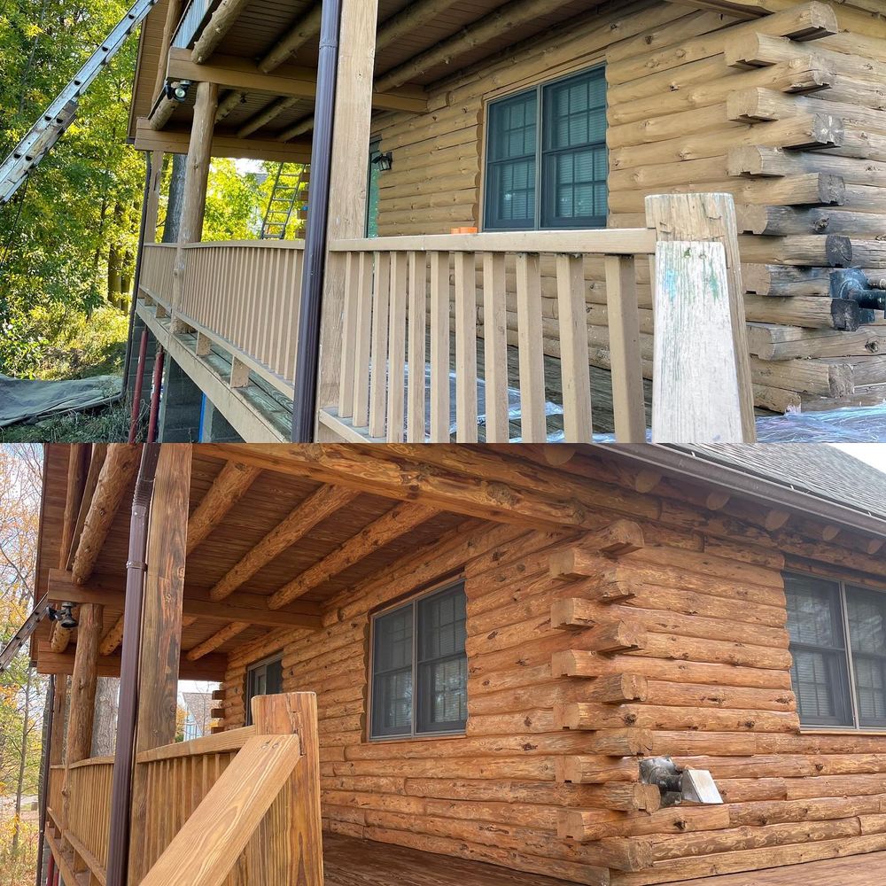 Renovations for Master Log Home Restoration in Philadelphia, PA