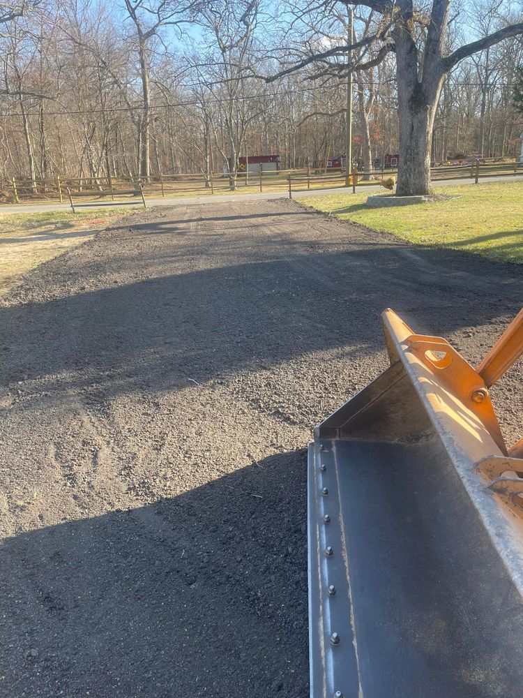 Our Roadbeds service ensures durable, stable foundations for driveways and private roads, enhancing safety and longevity. Let our expert team provide precise excavation tailored to your property’s unique needs for optimal results. for Just In Time Excavating LLC in Williamstown, NJ