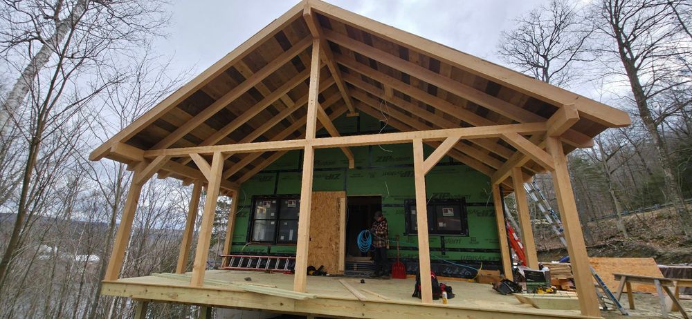 Kitchen Renovation for Merv Wilson Builder in Kingfield, ME