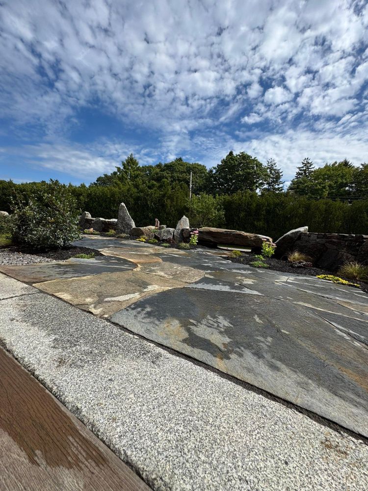 Patio Design & Construction for Organic Innovations Stonework and Design in Brunswick, ME
