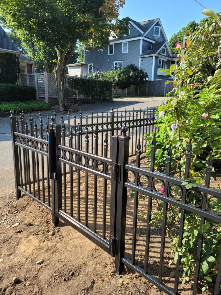 Our Aluminum Fencing Installation service offers homeowners a durable, stylish and low-maintenance fencing option that is perfect for enhancing the security and aesthetics of their outdoor space. for Azorean Fence in Peabody, MA