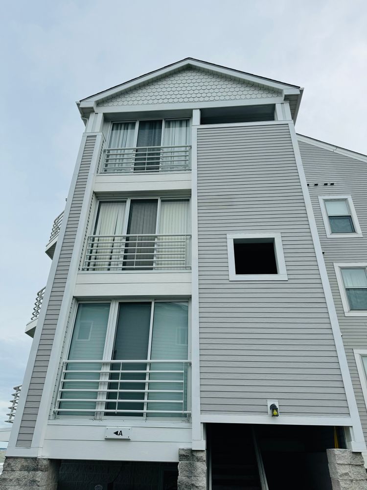 Exterior painting for Erie Builders & Construction in Sandusky, OH